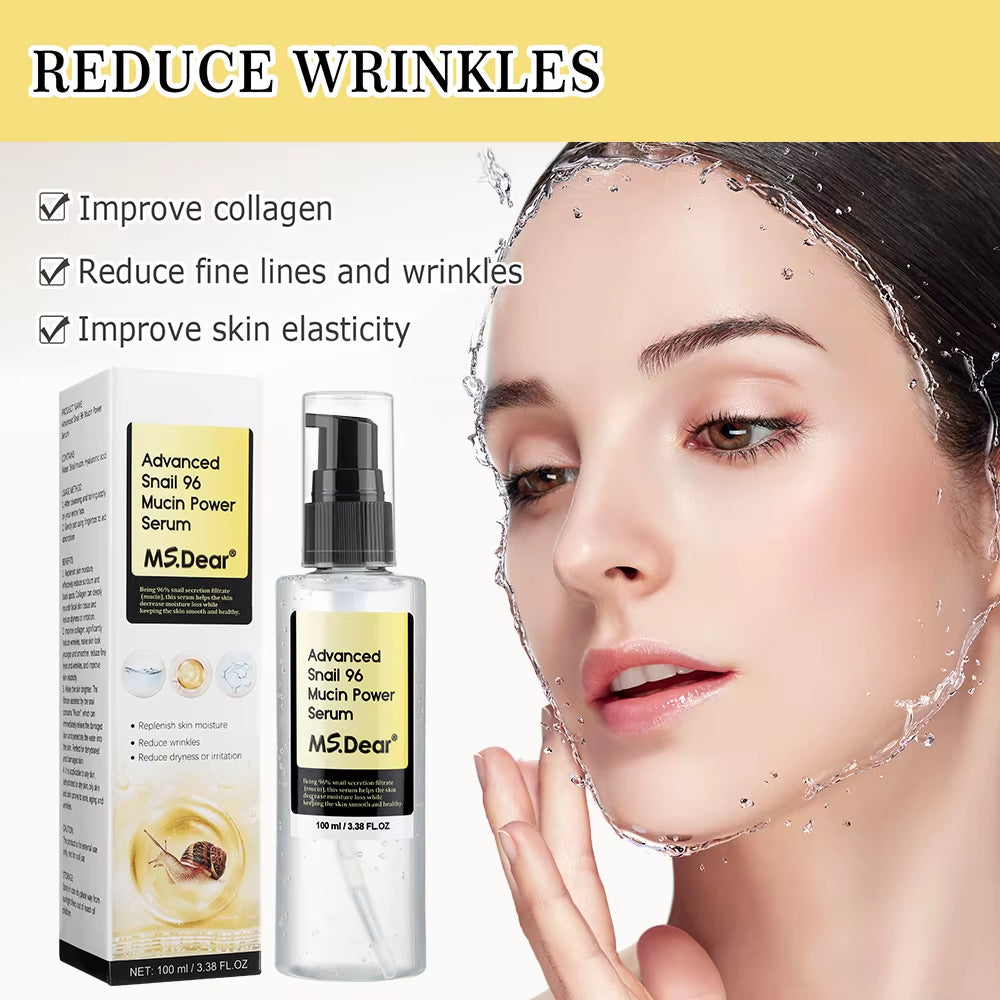 Snail Collagen Face Cream / Repair Essence Hydrating Moisturizing Fade Dark Spots Anti-Aging Facial Serum Cream Korean Skin Care